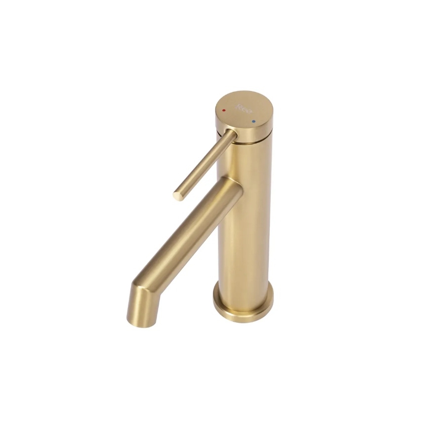 REA-B5316 - Miscelatore per lavabo FOSS 20,5 cm, oro spazzolato