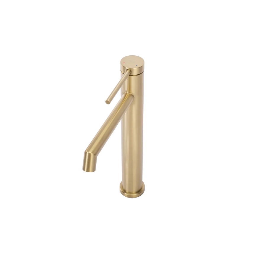 REA-B5319 - Miscelatore per lavabo FOSS 29,5 cm oro spazzolato