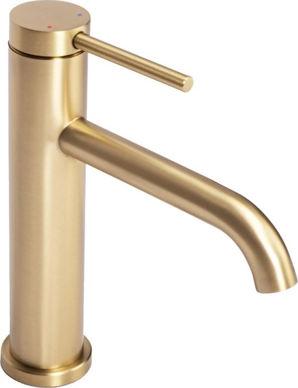 REA-B5323 - Miscelatore per lavabo CLIF 20,5 cm, finitura oro spazzolata
