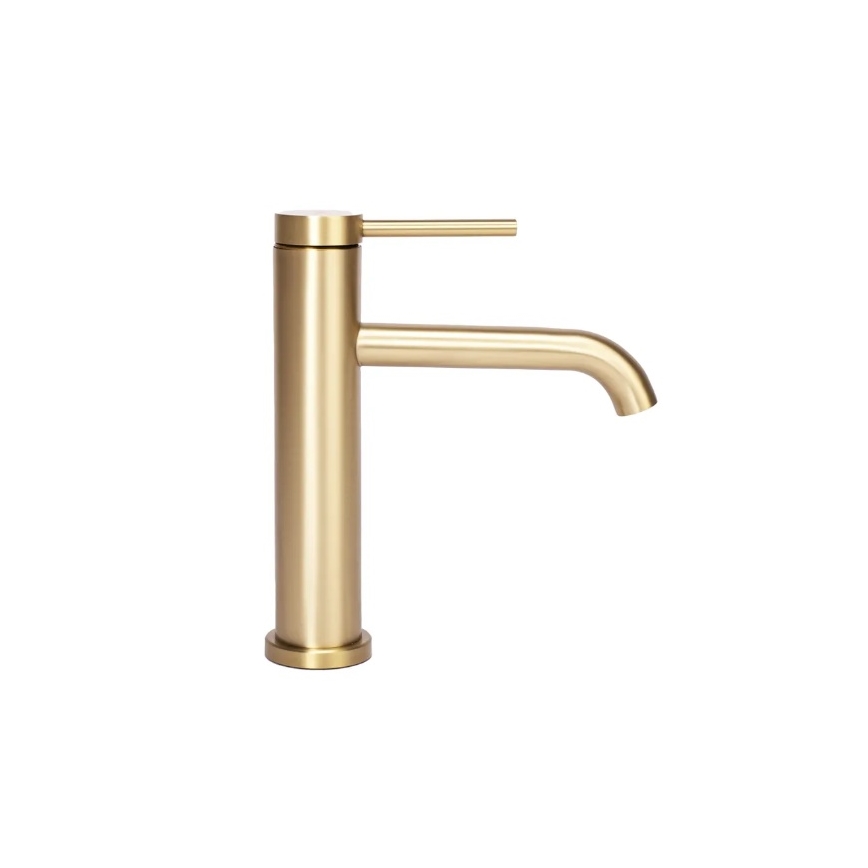 REA-B5323 - Miscelatore per lavabo CLIF 20,5 cm, finitura oro spazzolata