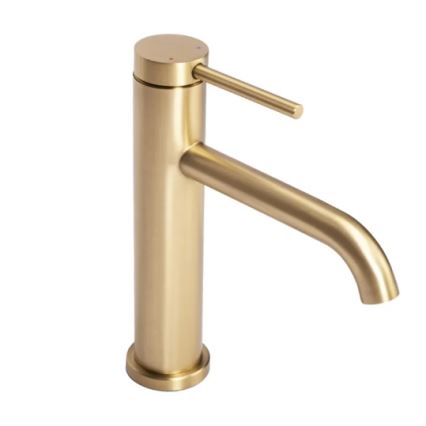 REA-B5323 - Miscelatore per lavabo CLIF 20,5 cm, finitura oro spazzolata