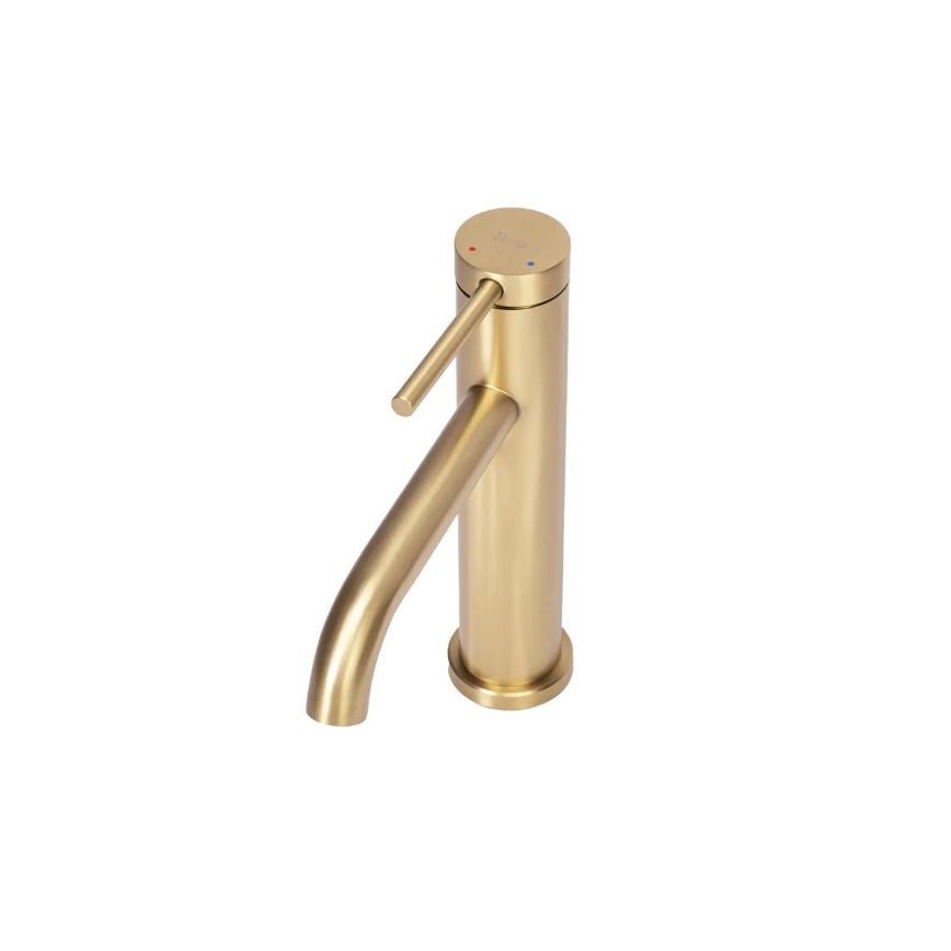 REA-B5323 - Miscelatore per lavabo CLIF 20,5 cm, finitura oro spazzolata