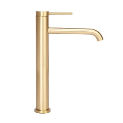 REA-B5329 - Miscelatore per lavabo CLIF 29,5 cm oro spazzolato