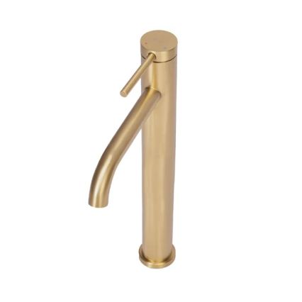 REA-B5329 - Miscelatore per lavabo CLIF 29,5 cm oro spazzolato