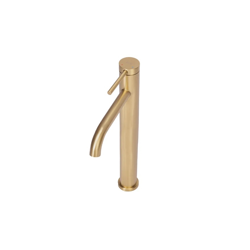 REA-B5329 - Miscelatore per lavabo CLIF 29,5 cm oro spazzolato