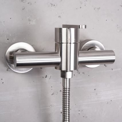 REA-B5502 - Set doccia con miscelatore ONTARIO in nichel