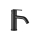 REA-B5504 - Miscelatore per lavabo ONTARIO 17,5 cm nero