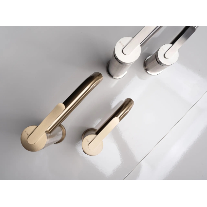 REA-B5505 - Miscelatore per lavabo ONTARIO 17,5 cm oro spazzolato