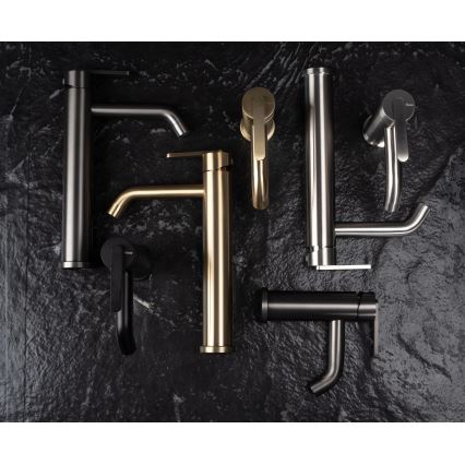 REA-B5505 - Miscelatore per lavabo ONTARIO 17,5 cm oro spazzolato