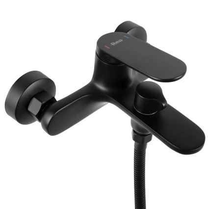 REA-B5941 - Set per vasca MARCO nero opaco