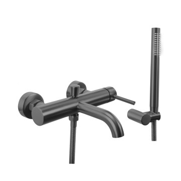 REA-B6384 - Set per vasca LUNGO titanio