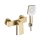 REA-B6403 - Set doccia completo con miscelatore HASS, finitura oro spazzolato