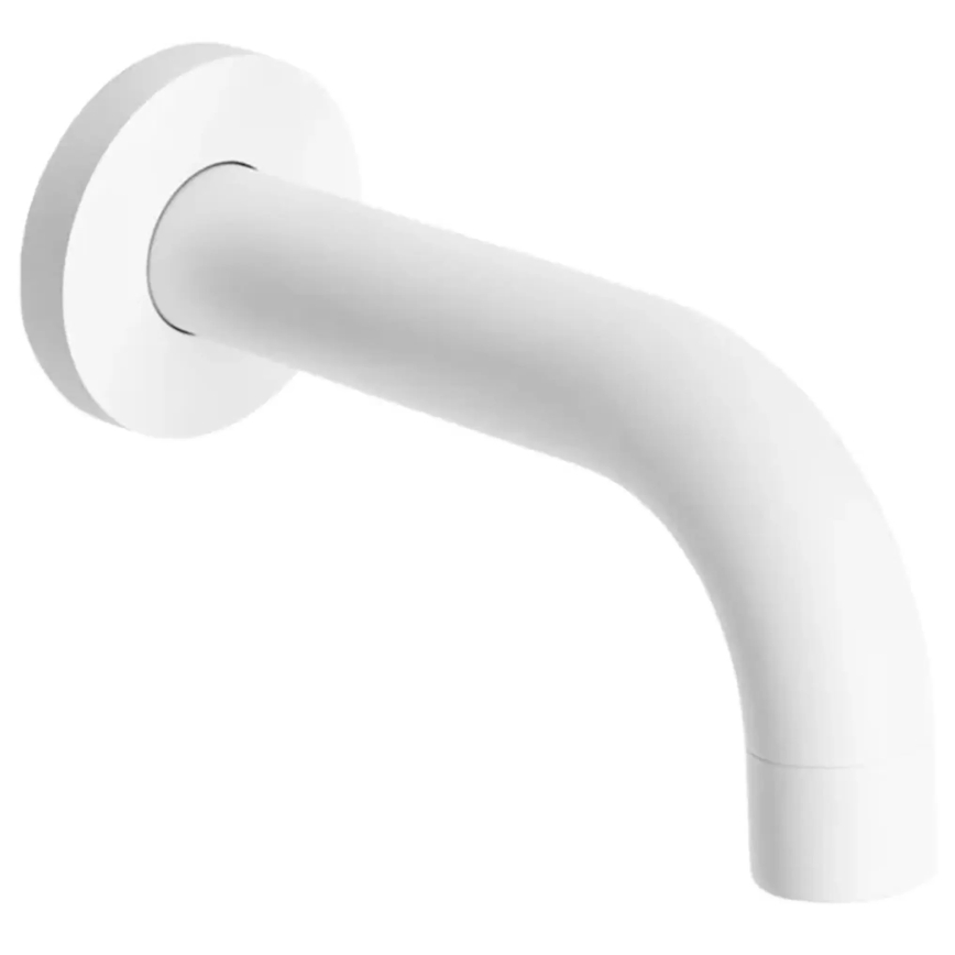 REA-B6440 - Kit per vasca con miscelatore incassato LUNGO bianco opaco
