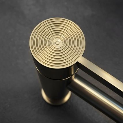 REA-B6444 - Miscelatore per lavabo FOSTER 18,2 cm, dorato