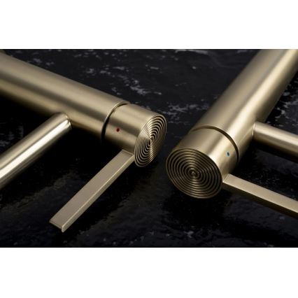 REA-B6444 - Miscelatore per lavabo FOSTER 18,2 cm, dorato