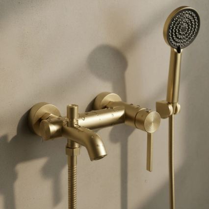 REA-B6445 - Set per vasca FOSTER in oro spazzolato