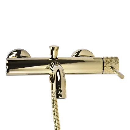 REA-B6448 - Set per vasca da bagno LUNGO DIAMOND oro