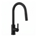 REA-B6571 - Miscelatore da cucina con doccetta estraibile ONTARIO 38 cm nero