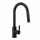 REA-B6571 - Miscelatore da cucina con doccetta estraibile ONTARIO 38 cm nero