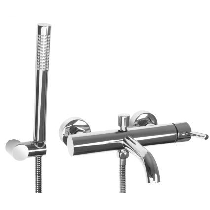 REA-B6641 - Set per vasca LUNGO, finitura cromo lucido
