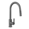 REA-B7574 - Miscelatore per lavello con doccetta estraibile ONTARIO 38 cm titanio
