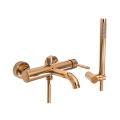 REA-B7987 - Set per vasca LUNGO in rame spazzolato