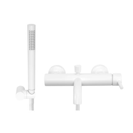 REA-B8030 - Set per vasca LUNGO bianco opaco