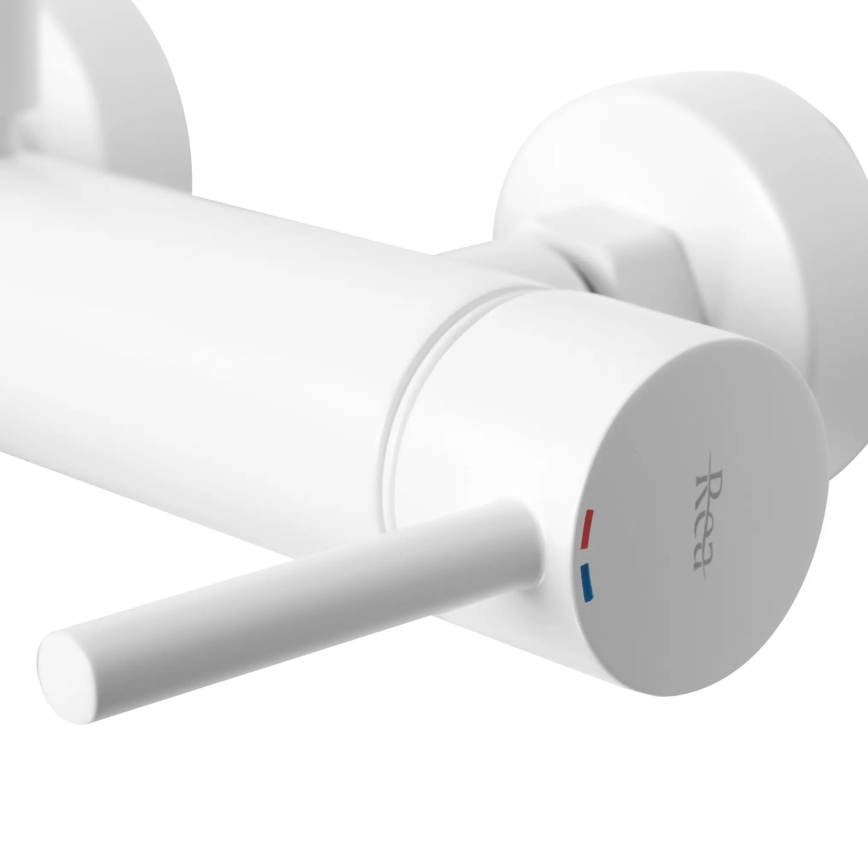 REA-B8030 - Set per vasca LUNGO bianco opaco
