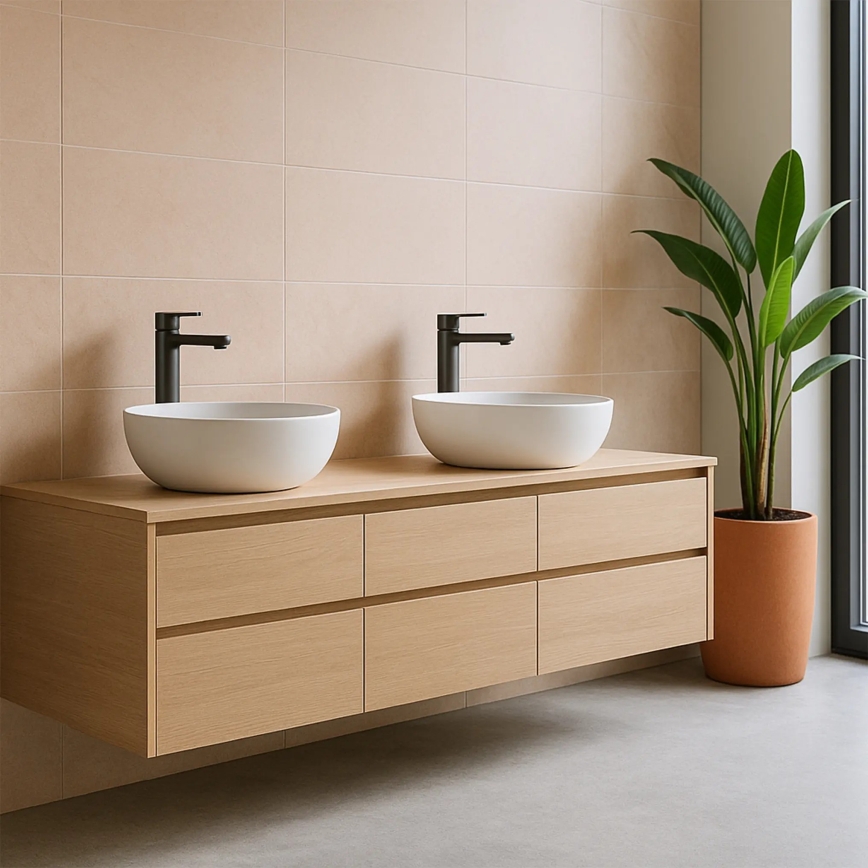 REA-B8746 - Miscelatore per lavabo ARGUS 28,5 cm titanio
