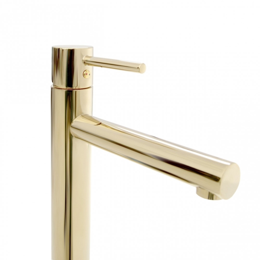 REA-B8803 - Miscelatore per lavabo TESS 31,5 cm, finitura oro