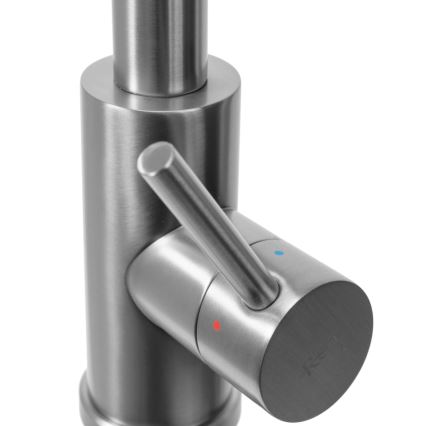 REA-B9146 - Miscelatore per lavello con doccetta estraibile FRESH 39,5 cm nichel