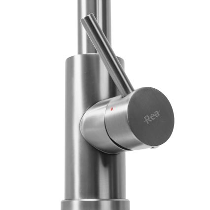 REA-B9146 - Miscelatore per lavello con doccetta estraibile FRESH 39,5 cm nichel
