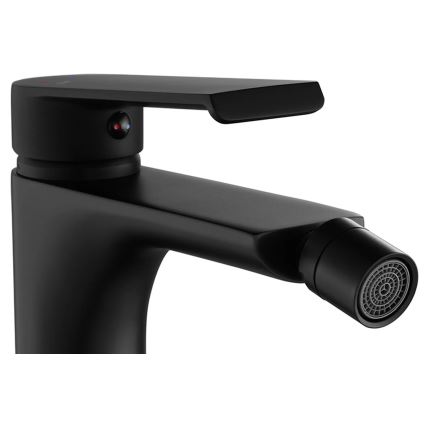 REA-B9965 - Miscelatore per bidet HASS 14,5 cm nero opaco