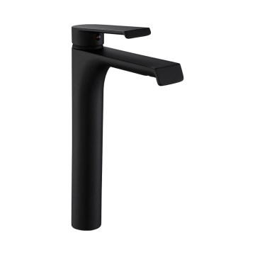 REA-B9966 - Miscelatore per lavabo HASS 28 cm nero opaco