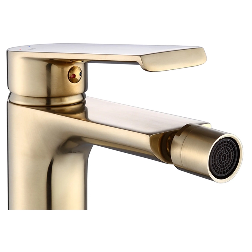 REA-B9970 - Miscelatore per bidet HASS 14,5 cm, finitura oro spazzolato