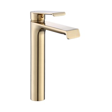 REA-B9971 - Miscelatore per lavabo HASS 28 cm, finitura oro spazzolato