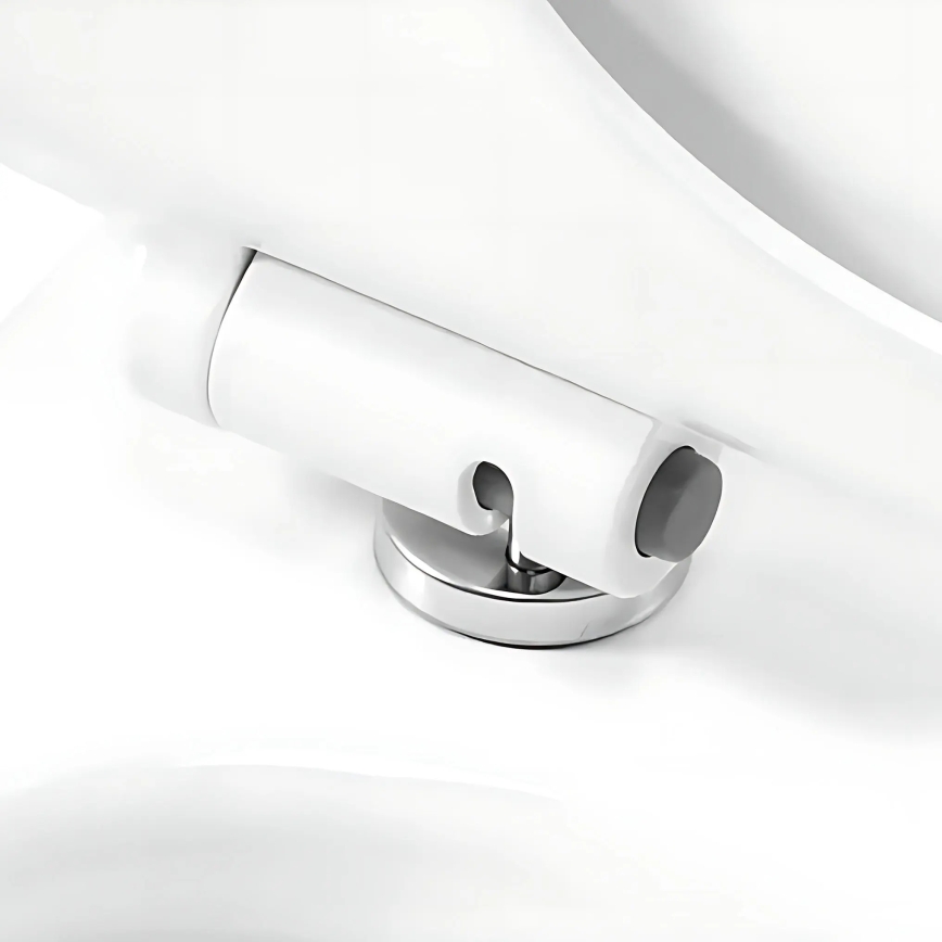 REA-C1652 - WC sospeso con sedile GUSTAVO RIMLESS ceramica/bianco