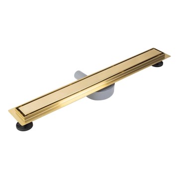 REA-G2703 - Canalina di scarico NEOX PRO 80 cm, acciaio inox/oro spazzolato