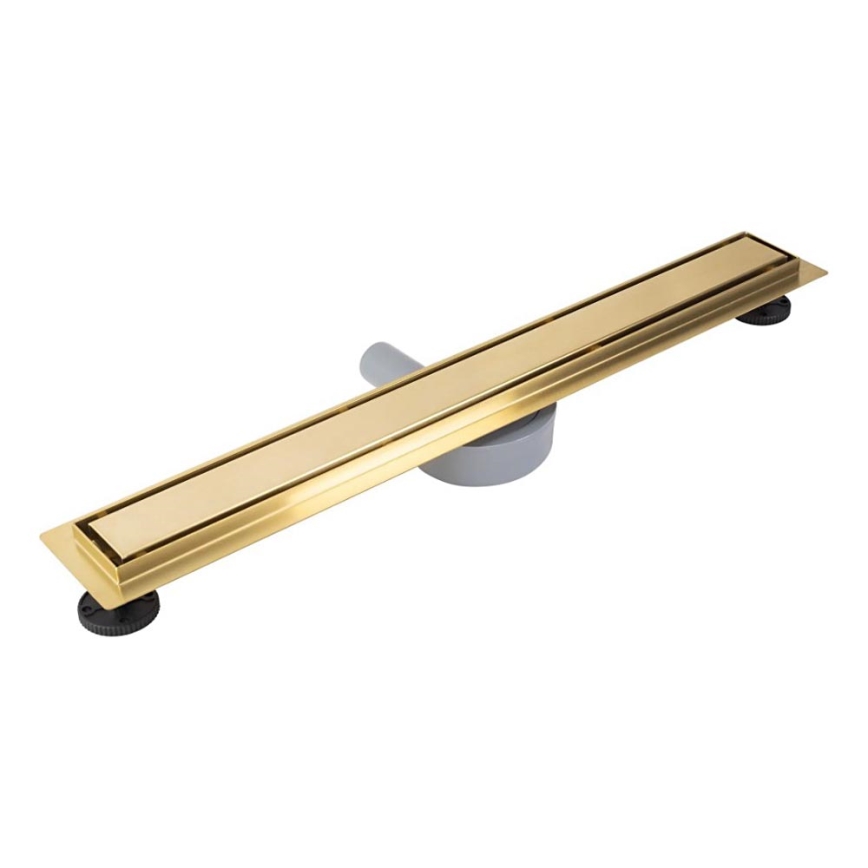 REA-G2703 - Canalina di scarico NEOX PRO 80 cm, acciaio inox/oro spazzolato