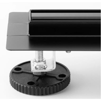 REA-G2710 - Canalina di scarico NEOX SLIM 70 cm, acciaio inox/nero