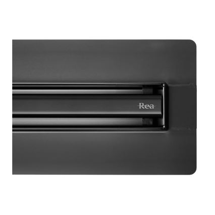 REA-G2710 - Canalina di scarico NEOX SLIM 80 cm acciaio inossidabile/nero