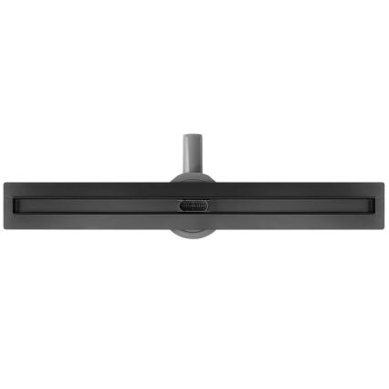 REA-G2710 - Canalina di scarico NEOX SLIM 80 cm acciaio inossidabile/nero