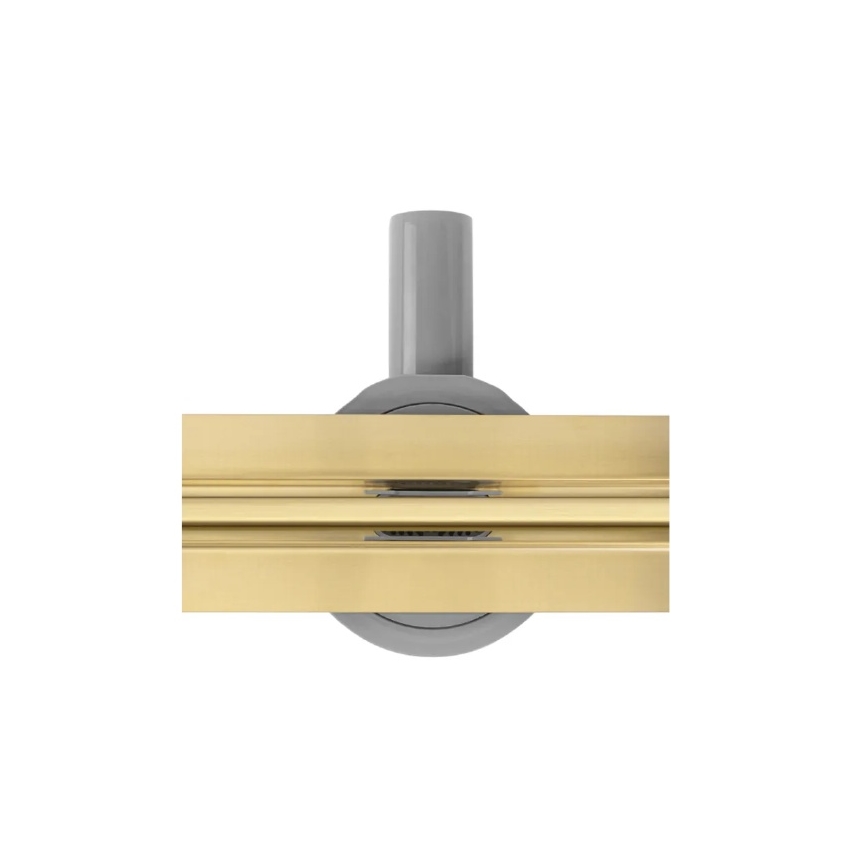 REA-G2714 - Canalina di scarico NEOX SLIM 70 cm acciaio inossidabile/dorato spazzolato