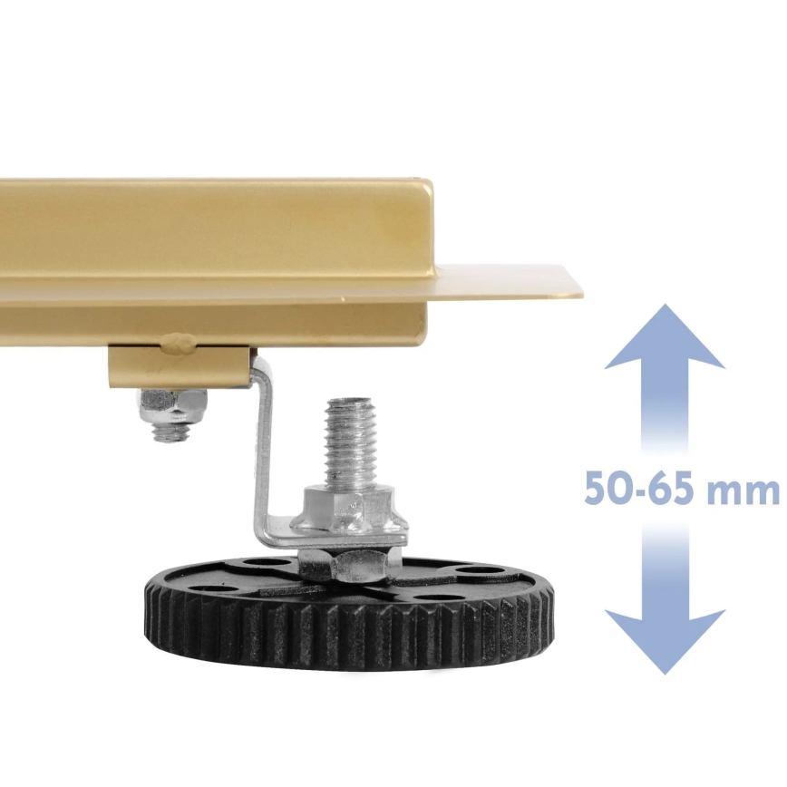 REA-G2743 - Canalina di scarico NEOX PRO 60 cm, finitura oro