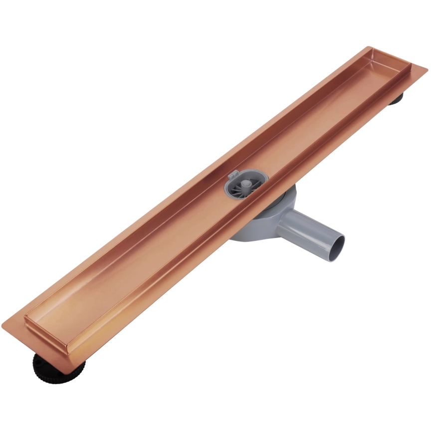 REA-G4801 - Canalina di scarico NEOX PRO 70 cm in rame spazzolato