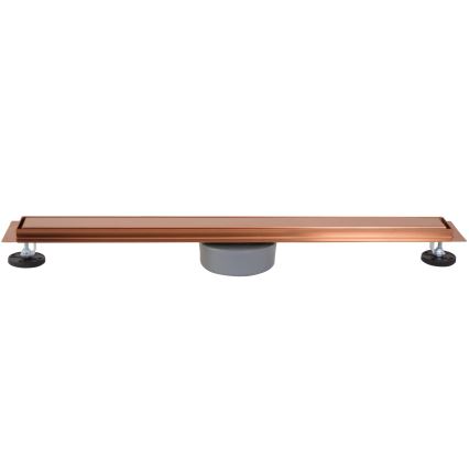 REA-G4802 - Canalina di scarico NEOX PRO 80 cm in rame spazzolato