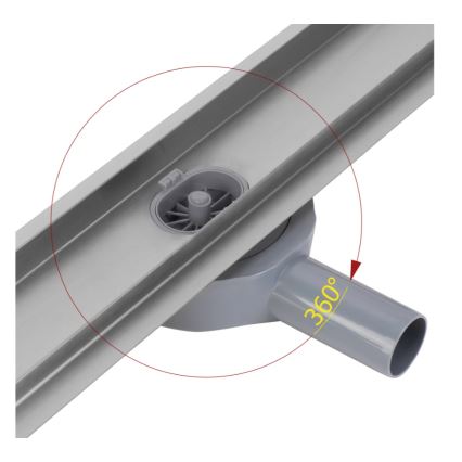 REA-G5807 - Canalina di scarico NEOX PRO 60 cm in acciaio inossidabile
