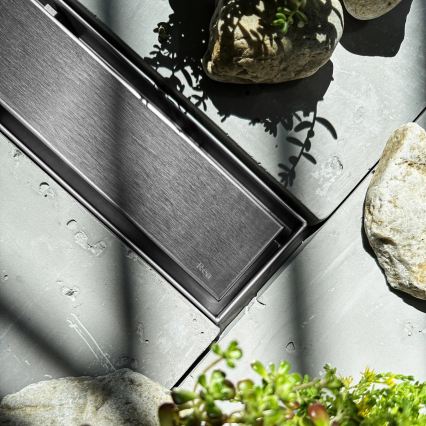 REA-G5810 - Canalina di scarico NEOX PRO 90 cm nichel