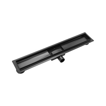 REA-G6600 - Canalina di scarico PURE NEOX 50 cm nero opaco