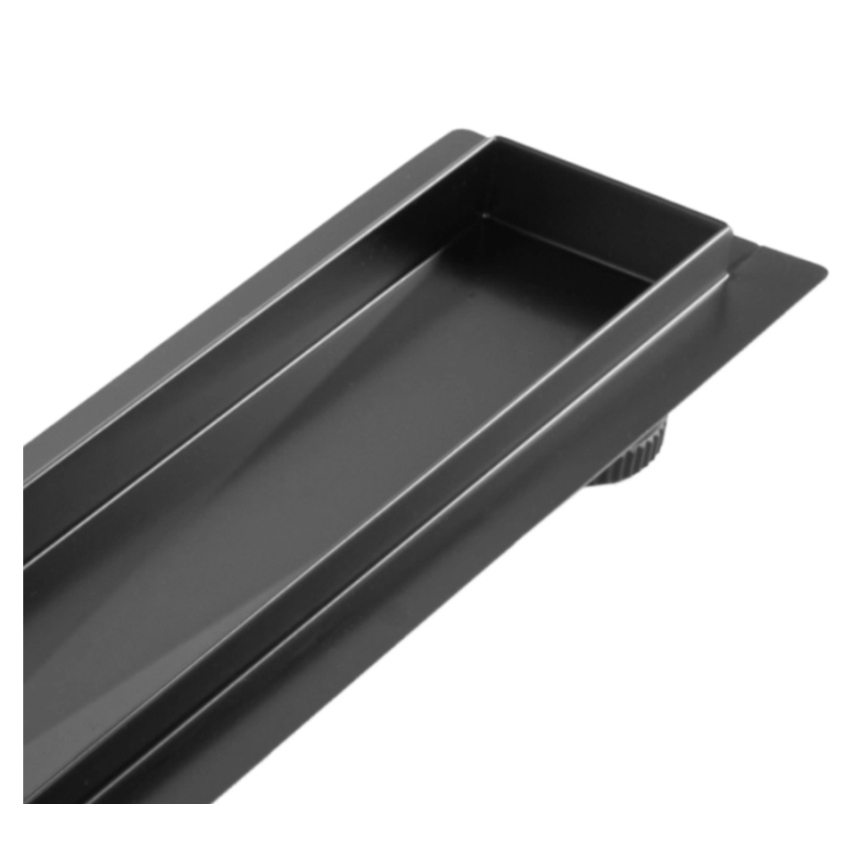 REA-G7803 - Canalina di scarico NEOX PRO 80 cm in acciaio inox/nero